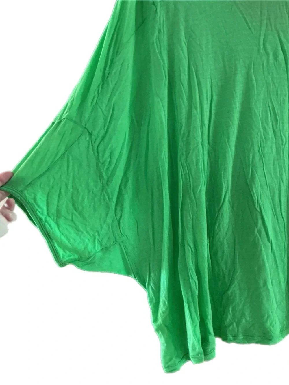 27 miles Malibu dolman sleeve/ batwing green top one size - Picture 6 of 6